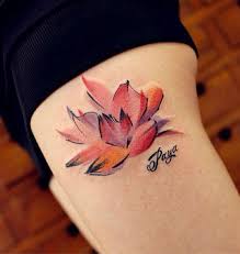 Red tattoos body art tattoos small tattoos cool tattoos tatoos mouse tattoos awesome tattoos tattoo designs for women. 40 Scintillating Lotus Tattoos That Will Evoke The Purity In You