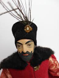 Vintage Handmade King Stefan Batory Doll Figure Polish Heritage Series 11"  tall