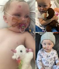 Courage of a tiny warrior in hospital
