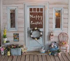 Pin By Grubtoe Design On Easter Decoration Easter Porch Decor Diy Easter Decorations Spring Easter Decor