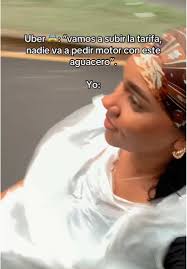 Aumento de tarifas de Uber por aguacero