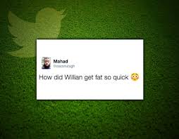 'fat' pictures of arsenal winger willian explained. Twitter Reacts As Chelsea Ace Willian Looks Fat During Brazil Friendly Sport Galleries Pics Express Co Uk