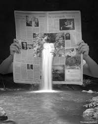 We print on a heavyweight, textured fine art paper and leave a thin white border to surround the image. Breaking News Fine Art Print By Thomas Barbey At Fulcrumgallery Com