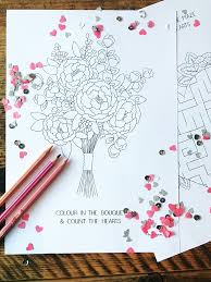Butterfly coloring book (kids activity book). Free Download Printable Wedding Colouring Sheets For Kids