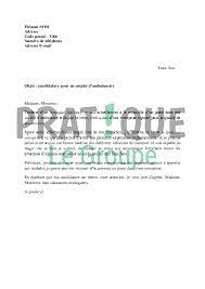 Jul 06, 2021 · réussir votre lettre ou mail de motivation vous permettra d'accéder à un emploi d'infirmier ou d'infirmière dans l'établissement et dans la spécialité (ehpad, urgence, réanimation, maison de retraite, anesthésiste, bloc opératoire, puéricultrice, libérale, scolaire, centres de prélèvements, crèche, etc.) de votre choix. Lettre De Motivation Pour Un Emploi D Ambulancier Pratique Fr