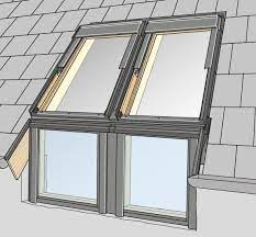 Velux Raccord Pour Verriere D Angle Vfe Vfa Vfb Fenetre De Toit Mk06 Pose Encastree Sur Ardoises Point P