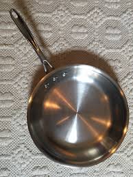 Calphalon 10 Skillet Stainless Steel Tri Ply Saute Or Fry Pan Dishwasher Safe Calphalon Skillet Calphalon Saute Dishwasher Safe