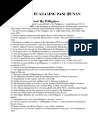 Ode to the philippine flag; Trivias In Araling Panlipunan Pdf Philippines Southeast Asia
