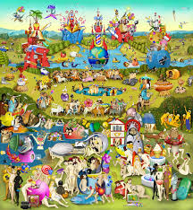 Risultati immagini per Trittico delle Delizie (pannello centrale) bosch