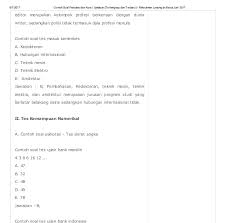 Sedangkan pada sbmptn soshum terdiri dari tes kompetensi akademi seperti yang teleah sedikit kami sampaikan terkait dengan soal sbmptn soshum yang dapat anda jadikan refrensi dalam 1. Contoh Soal Tes Tertulis Bagian Administrasi Rumah Sakit Sekitar Rumah