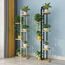 Online Shop Standing Flower Shelf Living Room Balcony Plant Shelf Flower Pot Stands With Wood Plant Aliex Plant Decor House Plants Decor Interior Plants