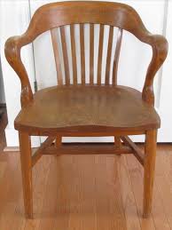 antique krug oak office chair saanich