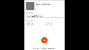 You can get there at any time by clicking on the please note: How To Upload Any Song On Soundcloud From A Mobile Phone Youtube