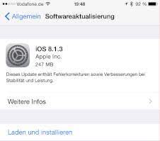 Februar 2014, am gleichen tag wie ios 7.0.6 Ios 8 1 3 Fur Iphone Und Ipad Sowie Mac Os X 10 10 2 Veroffentlicht Teltarif De News