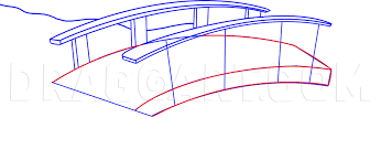 Most bridge builds require considerable planning, especially when it is located over a waterway that is under the jurisdiction of several different government agencies. How To Draw A Bridge Step By Step Drawing Guide By Dawn Dragoart Com