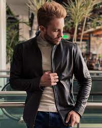 Trendy How To Wear Leather Jacket And Turtle Neck Mens Guys Ideas Leather Jacket Outfit Men Leather Jacket Men Leather Jacket Outfits