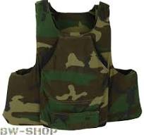 Original US Army kugelsichere Weste SK4 Woodland Gr. M