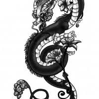 They have such character and personality that comes through. Black And White Chinese Dragon Tattoo Design Tattooimages Biz