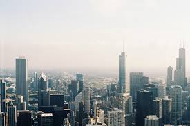 An der atlantikküste fand die stadtentwicklung ab dem 17. Foto Chicago Stadt Usa Megalopolis Von Oben Wolkenkratzer Stadte