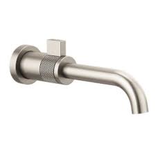 Choosing a wall mount sink faucet can lend a contemporary design that also looks utilitarian. Wall Mounted Bathroom Faucets At Faucet Com
