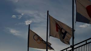 Lighting of the olympic flame will take place without spectators. C 8za62bw0dlxm
