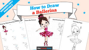 How to draw a ballet dancer step by step? How To Draw A Ballerina Really Easy Drawing Tutorial