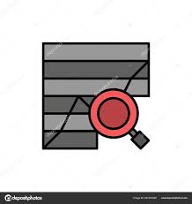 Analysis Analytic Analytics Chart Data Graph Flat Color