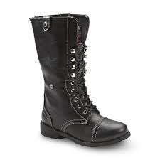 Bongo Girls Boots Combat Fashion Sasha Black Kids Sizes 13 1 New 22 99 Http Www Ebay Com Itm Bongo Girls Boots Girls Boots Girls Shoes Boots Fashion Boots