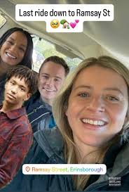 Please save Neighbours 🙏🏻 Last ride down to Ramsay LastridedowntoRamsayS  St 特肉感面 ៥ង Ramsay RamsayStreet,Erinsborough Street, Erinsborough  Grileyjbryant Bohhh Bohh CoCO @marleybwill