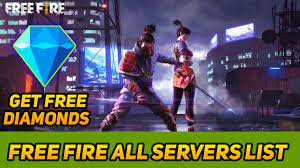 Top up free fire diamond in unipin now!. Free Fire All Servers List 2021 Get Free Diamonds Pointofgamer
