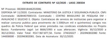 Polícia federal o diário oficial da união (dou) publicou o edital do concurso para a polícia federal (pf). Concurso Policia Federal 2021 Cebraspe Assina Contrato Edital Em Janeiro Noticias Concursos