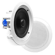 8 Ceiling Wall Mount Speakers Pair Of 2 Way Midbass Woofer Speaker 70v Transformer Directable 1 Titanium Dome Twe Ceiling Speakers In Wall Speakers Speaker