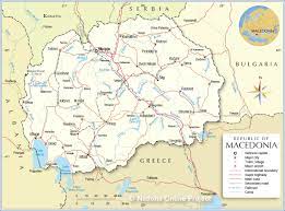Macedonia se encuentra en europa y su código de país es mk (su código de 3 letras es mkd). Political Map Of Macedonia Nations Online Project