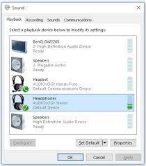 Developers have done a very good job regarding the. Can T Hear Other Programs Sound When Using Bluetooth Headsets With Voice Chat Applications On Windows 10 Super User