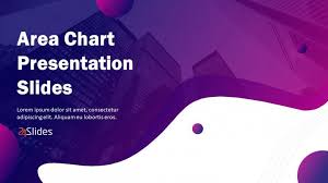 creative area chart free powerpoint template