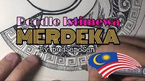 You can set the independence day background to your device as a wallpaper or send a wish by using this background through social media to your friends as a greeting card. Special Doodle Untuk Hari Kemerdekaan Malaysia Ke 62 Pudseposen Art Youtube