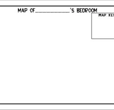 Map Of Bedroom With Map Key Teaching Maps Teaching Social Skills Homeschool Social Studies