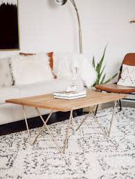 Diy Coffee Table With Welded Steel Legs Erin Spain