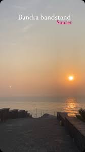 Bandstand Bandra sunset view ...