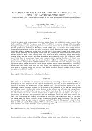 'patah tak tumbuh, hilang tak berganti'. Pdf Fungsi Dan Peranan Produktiviti Rendah Menurut Scott Sink 1985 Dan Prokopenko 1987 Functions And Role Of Low Productivities In The Scott Sink 1985 And Prokopenko 1987