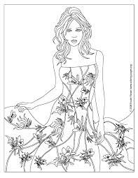 Free printable coloring pages for a variety of themes that you can print out and color. Fashion Coloring Pages To Print Coloring Home