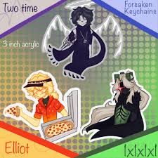 Forsaken Keychains: Elliot, Two Time, 1x1x1x1 (betrayed) - Etsy