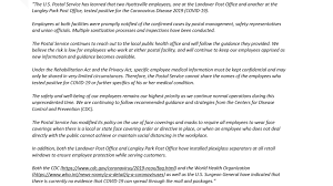 Usps Coronavirus Hyattsville Employees Test Positive For Covid19 Wnep Com