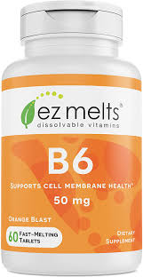Vitamin b6 is important for many processes in the body. Amazon Com Ez Melts B6 As Pyridoxine 50 Mg Sublingual Vitamins Vegan Zero Sugar Natural Orange Flavor 60 Fast Dissolve Tablets Health Personal Care