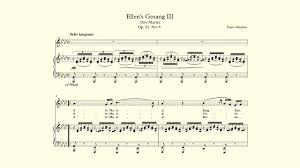 Ave Maria Schubert Accompaniment In Ab Major Youtube