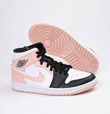 Nike Air Jordan 1 Mid Crimson Tint Toe Shopwith Styleee