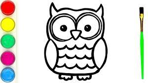 Fast shipping and orders $35+ ship free. How To Draw Owl Watercolor Drawing And Painting For Kids Step By Step Youtube