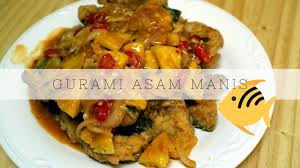 1 sendok makan margarin untuk. Resep Gurame Asam Manis Fillet Pake Nanas Youtube
