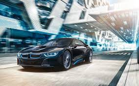 Download Wallpapers 4k Bmw I8 2018 Cars Road Movement Black I8 Supercars Bmw Besthqwallpapers Com Bmw I8 Bmw Luxury Cars Audi