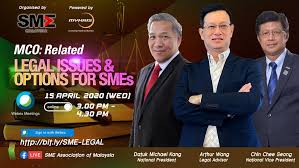 Comprised of nearly 1 million smes, the association organizes conferences, awards, and exhibitions, including an asean sme conference. 15 April 2020 Mco Related Legal Issues Options For Smes Sme Association Of Malaysia